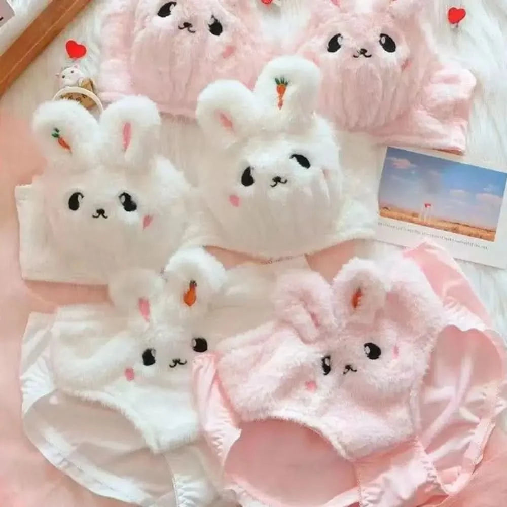 Teddy Touch™ Plush Wireless Bra Set