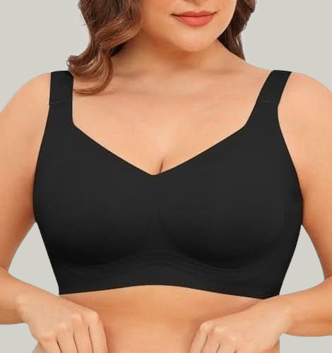 Bras for Women No Wired Seamless Wireless Full Coverage Support Everyday Bras Comfort Soft Non Wired Ladies Sleep/T-Shirt Bra