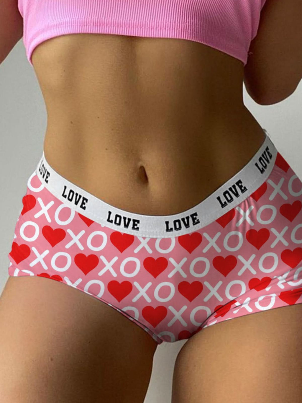 Silk-free printed underwear