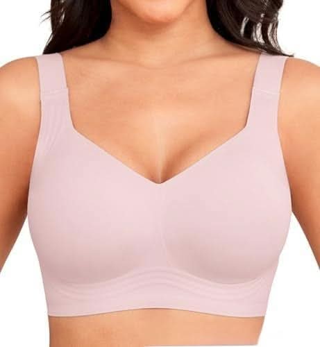 Bras for Women No Wired Seamless Wireless Full Coverage Support Everyday Bras Comfort Soft Non Wired Ladies Sleep/T-Shirt Bra
