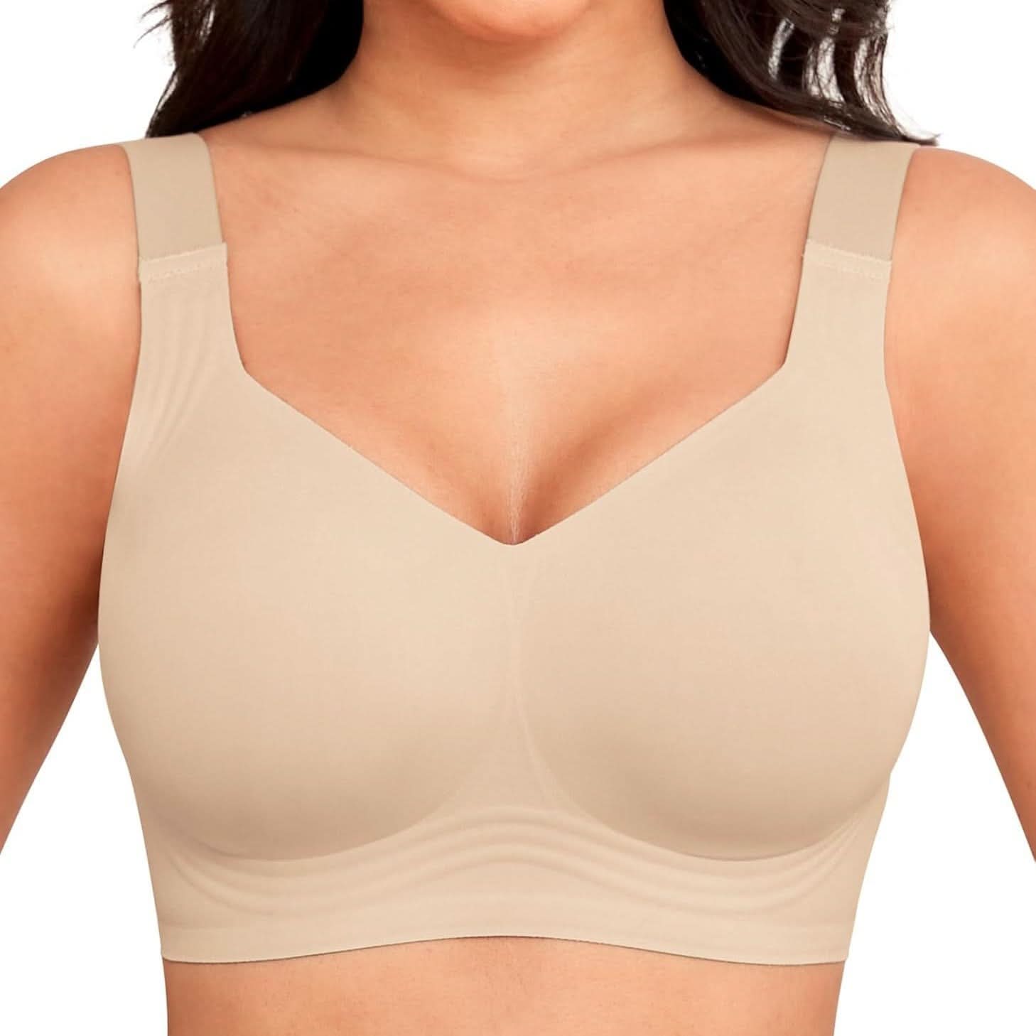 Bras for Women No Wired Seamless Wireless Full Coverage Support Everyday Bras Comfort Soft Non Wired Ladies Sleep/T-Shirt Bra